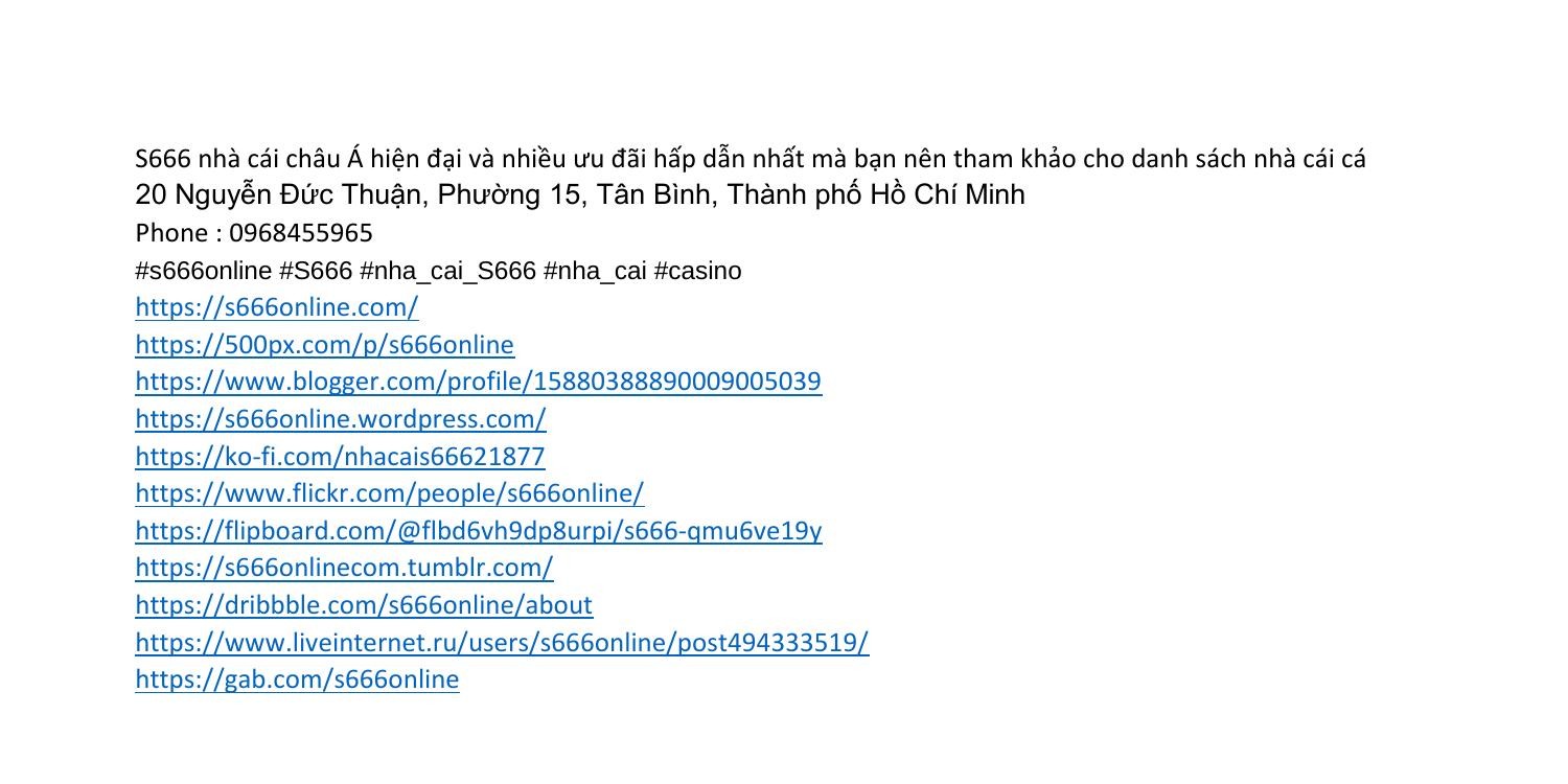 S666 Khám phá nhân loài cá chơi ngay trực tuyến đường phong cách khiến mang đến - Nhà loại hàng đầu không nguy hiểm